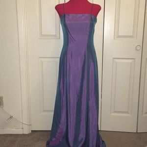 Formal iridescent gown